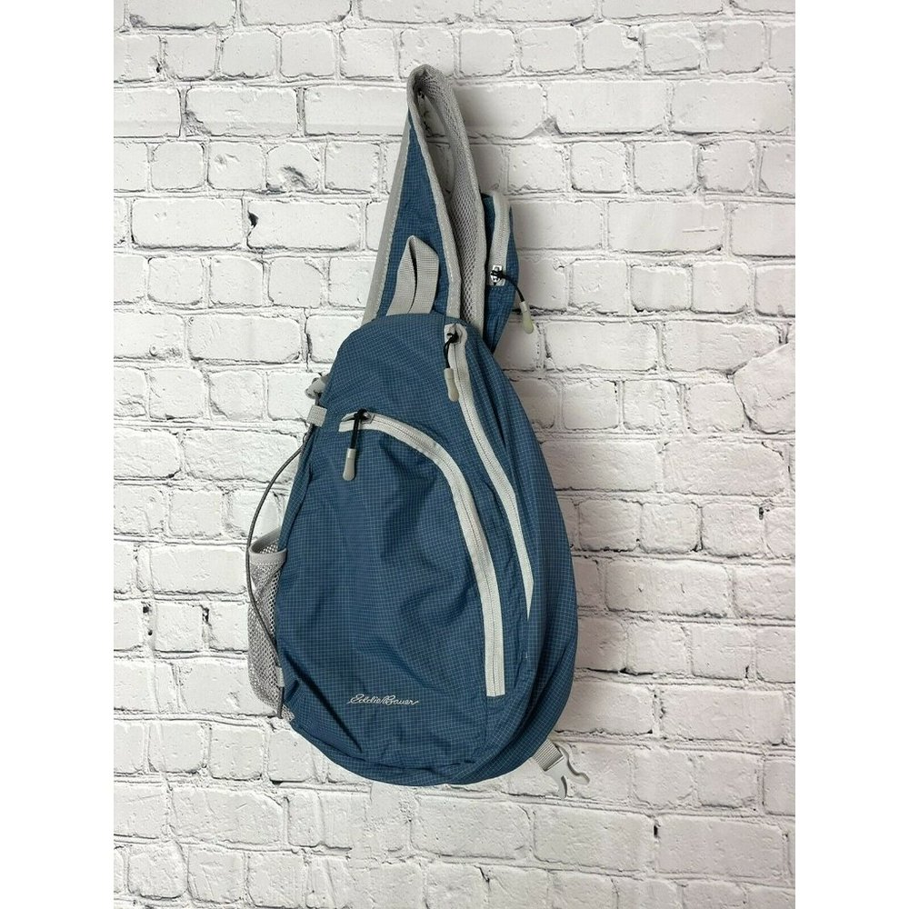 Eddie Bauer one strap backpack blue